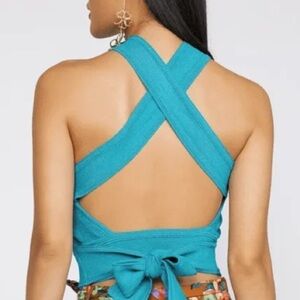 NWT Current air CROSS SWEATER TANK TOP